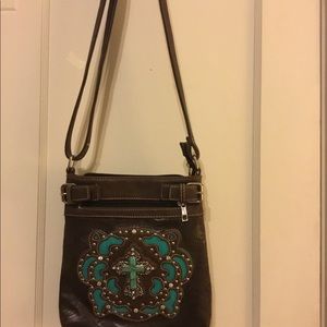 Concealed carry crossbody purse